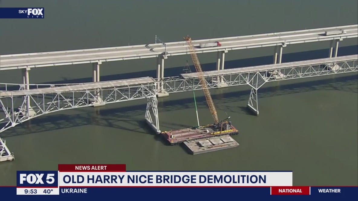 Historic Harry W. Nice Bridge demolition scheduled for Tuesday