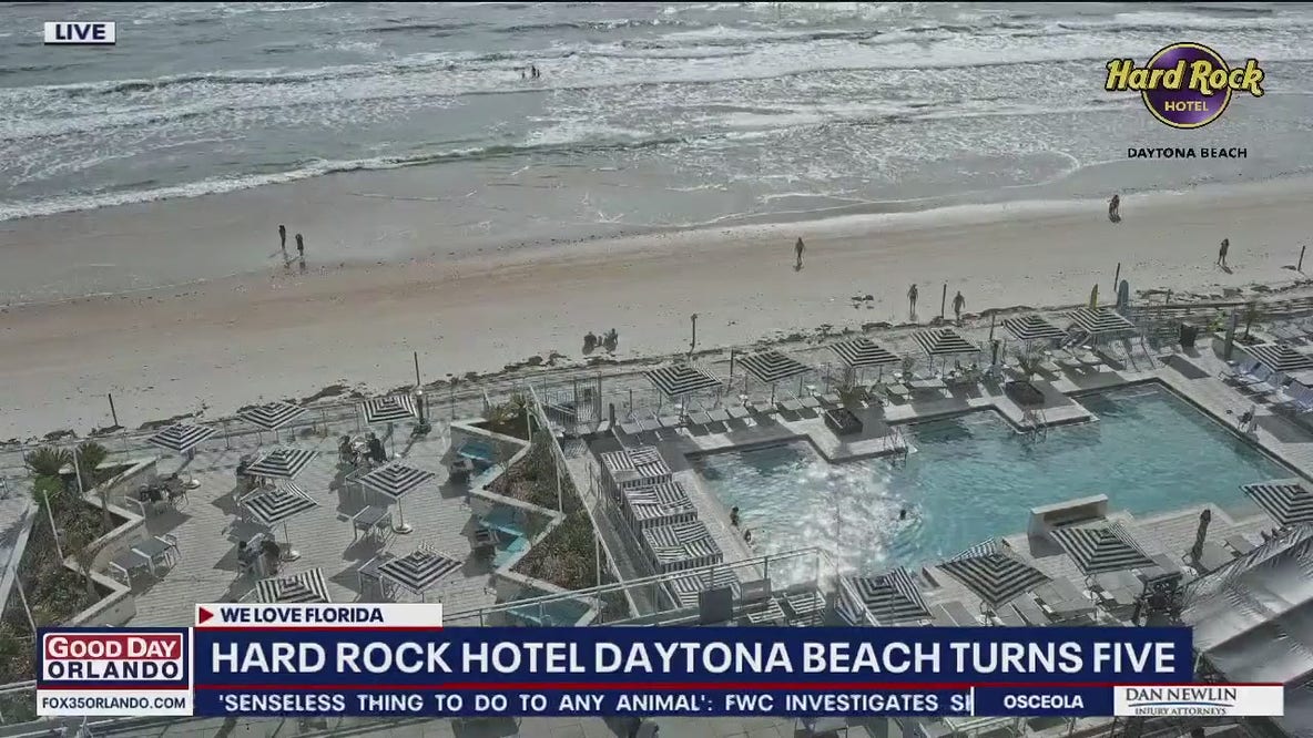 Hard Rock Hotel Daytona Beach celebrating its 5th rockiversary