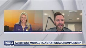 Actor Joel McHale joins Good Day Seattle to talk Huskies in CFP Championship