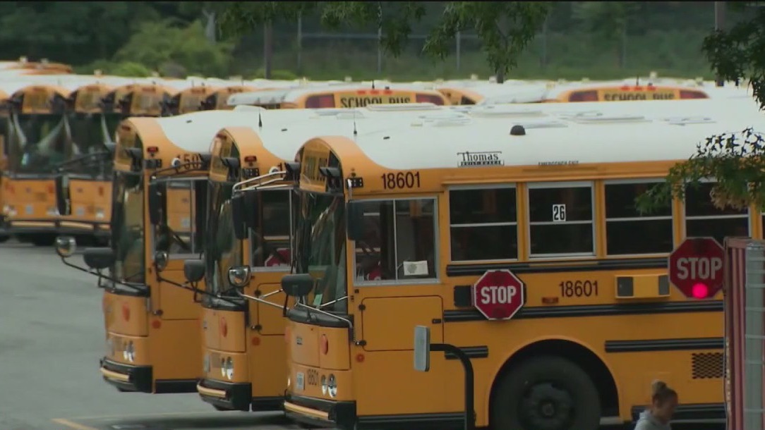 NYC schools open amid potential bus strike