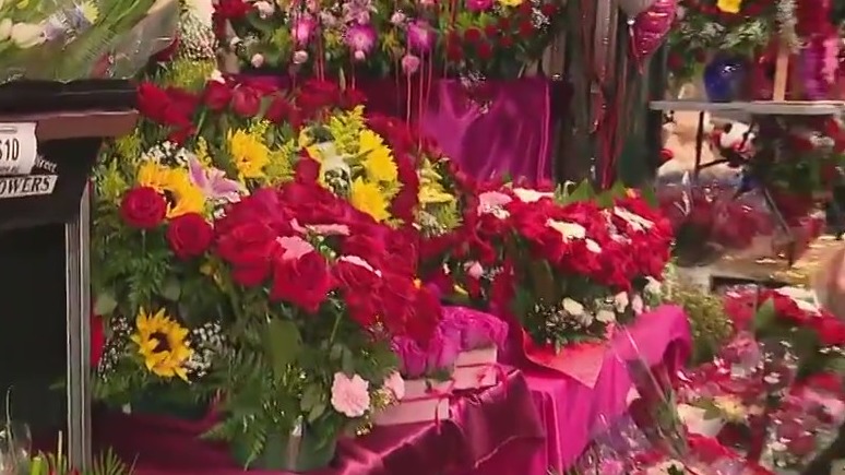 Love is in the air at California Flower Mall