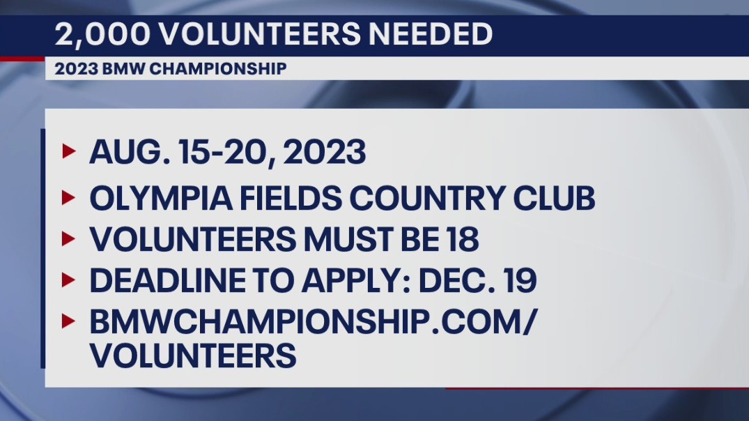 BMW Championship returns to Olympia Fields Country Club next year --- How to volunteer