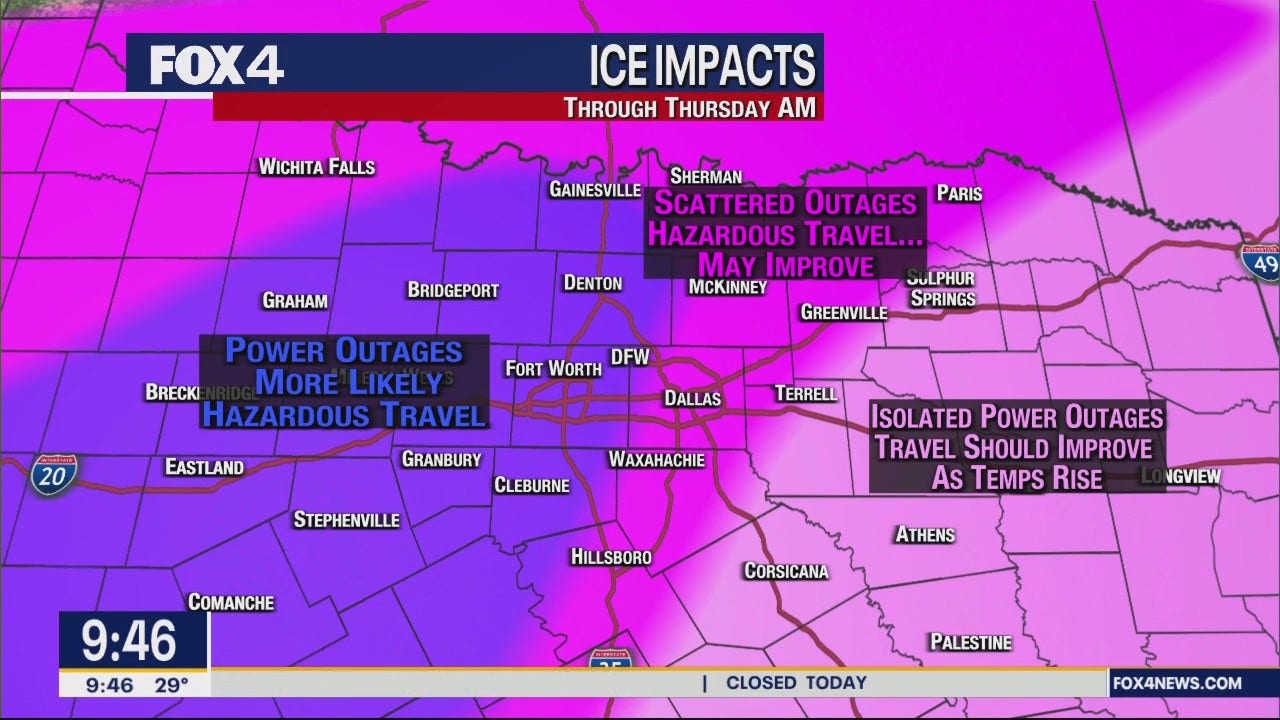 Dallas weather Feb. 1 late morning forecast