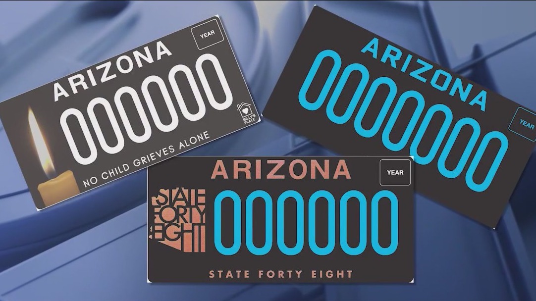 New specialty plates for Arizona drivers