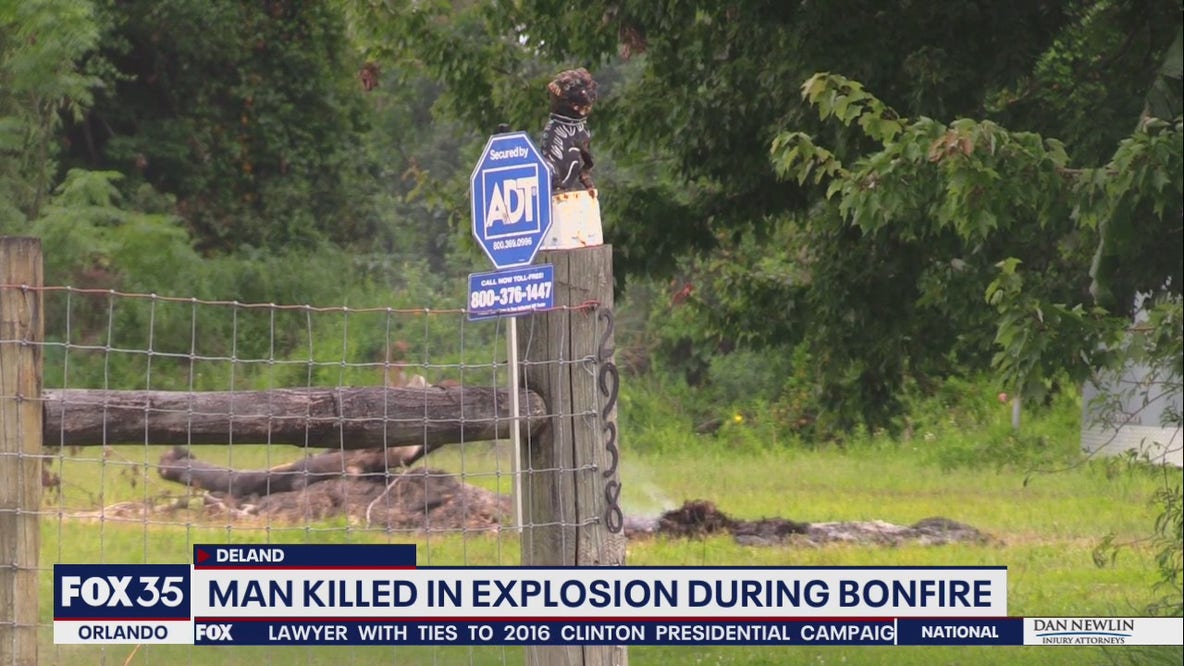 DeLand man killed in explosion at Memorial Day bonfire, deputies say