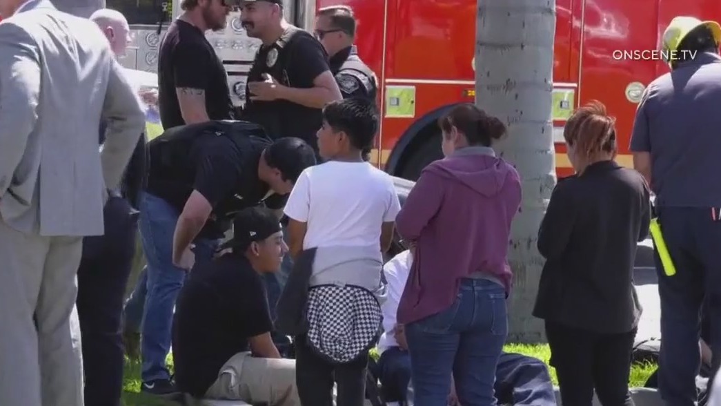 7 kids hit by car in La Habra