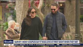 Survey: Most couples say it was love at first sight when they met