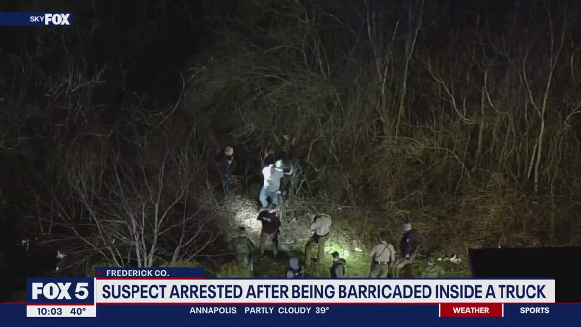 Man arrested after barricade situation in Frederick County