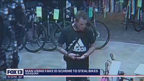 Police looking for man who uses fake ID's to steal bikes