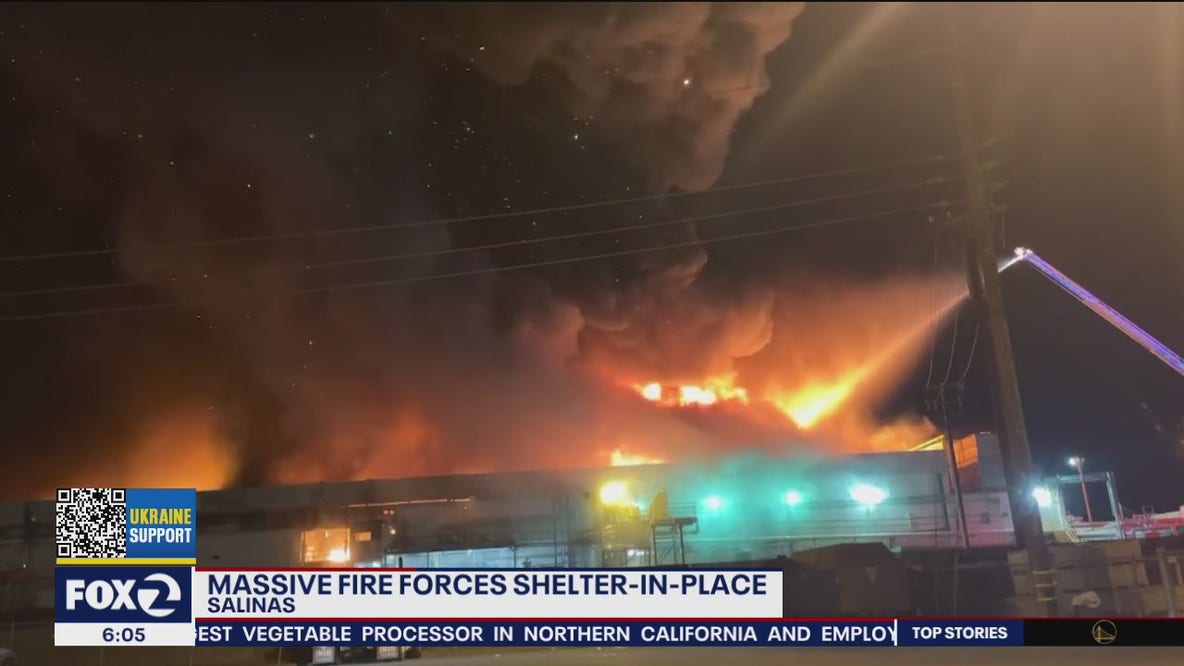 Massive Salinas fire is too dangerous to fight