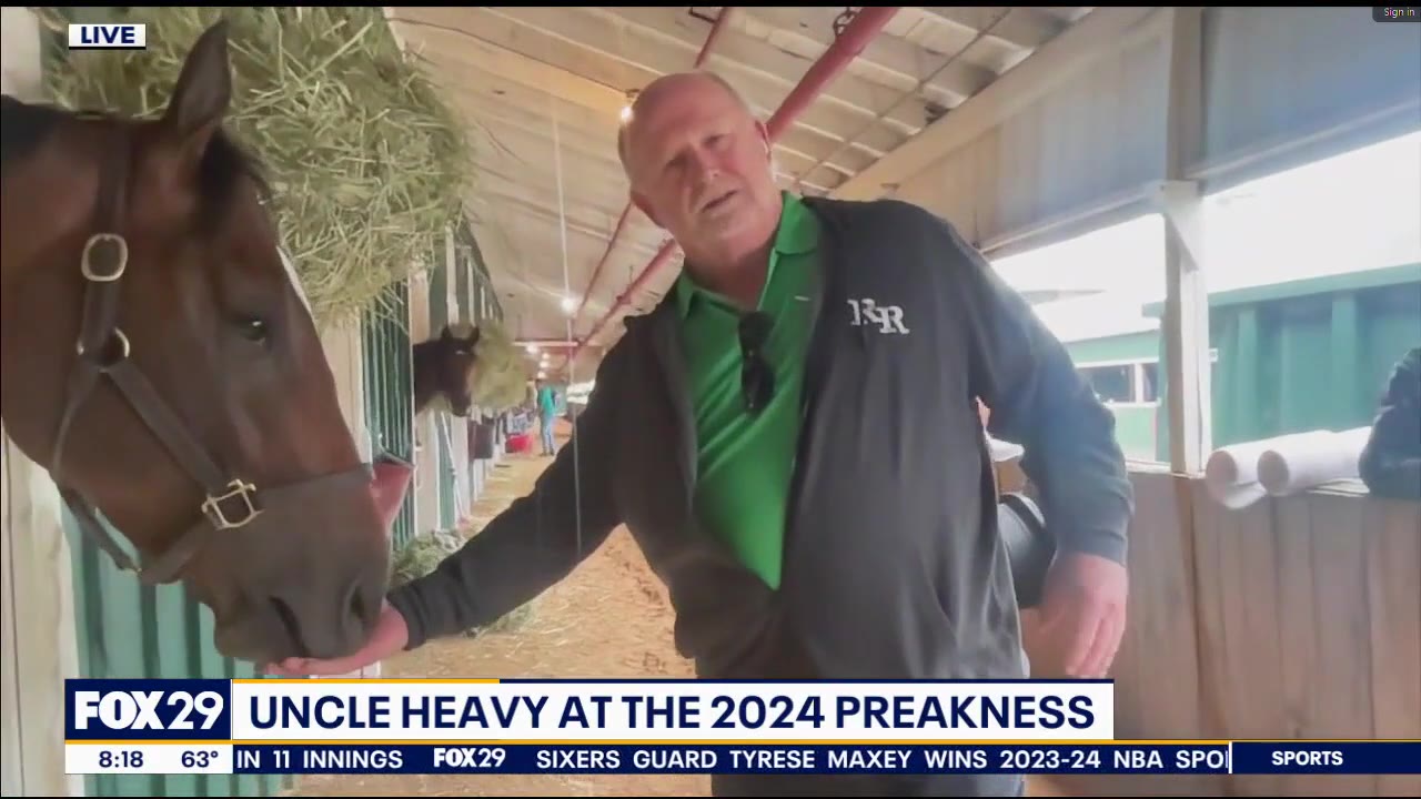 Uncle Heavy Goes to the Preakness