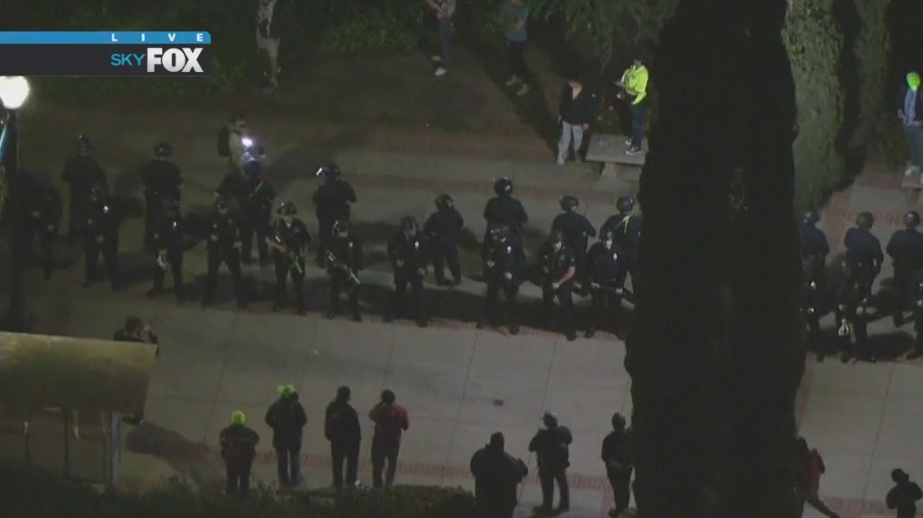 UCLA protesters ordered to disperse