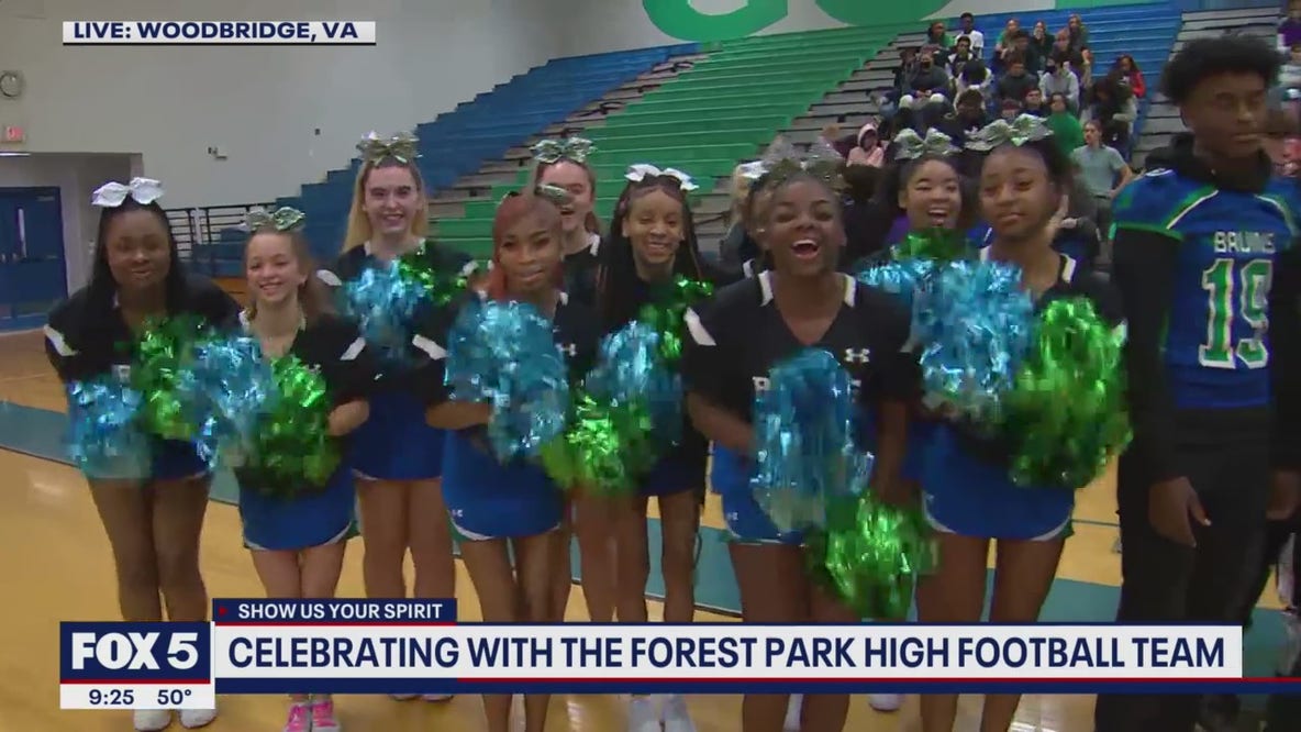 Forest Park High shows FOX 5 their spirit!