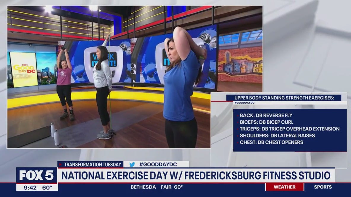 National Exercise Day with Fredericksburg Fitness Studio