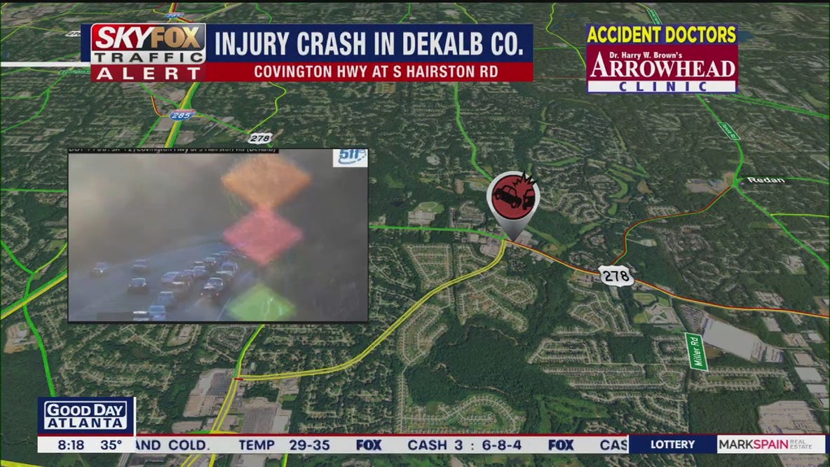 Multi-vehicle crash on Covington Highway