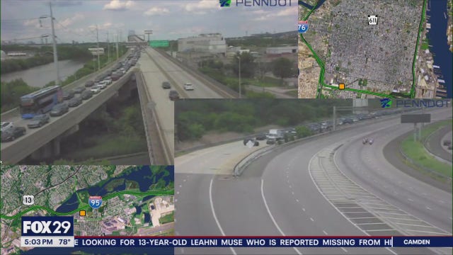 Traffic at a standstill on I-95 as President Biden leaves area