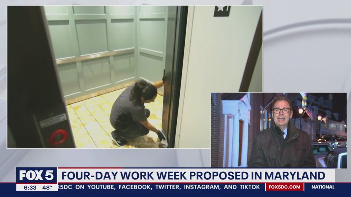 Four-day work week proposed in Maryland