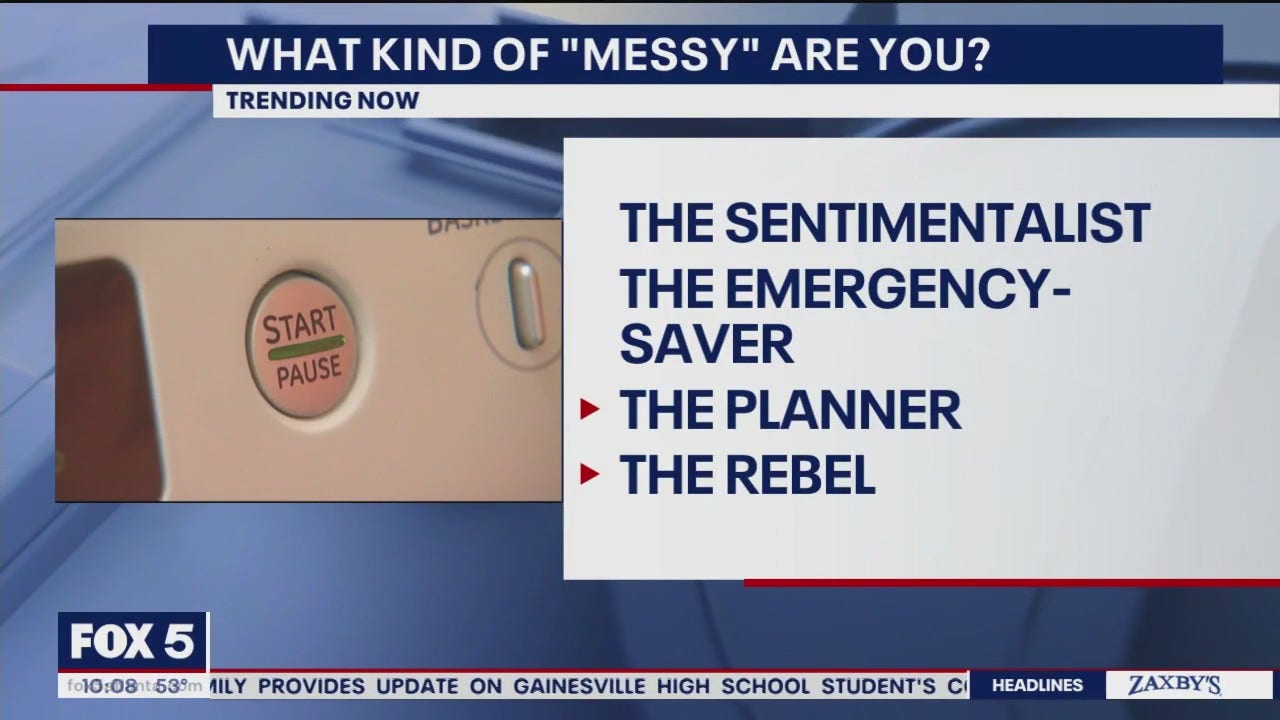 LET'S TALK What kind of messy are you?