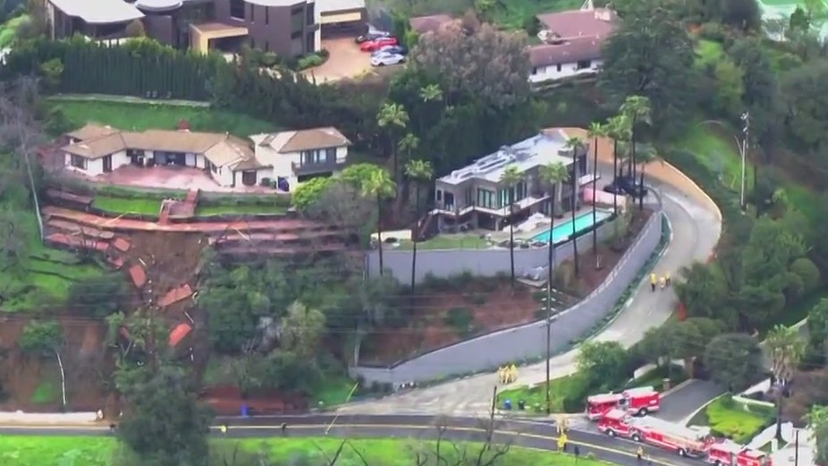 Hillside collapse in Beverly Glen prompts evacuations