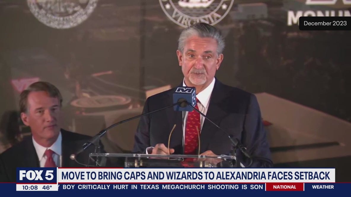 Plan to bring Caps, Wizards to Alexandria faces setback