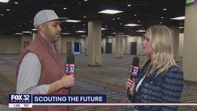 Fox 32's Cassie Carlson goes one-on-one with Bears assistant GM Ian Cunningham ahead of the NFL Combine
