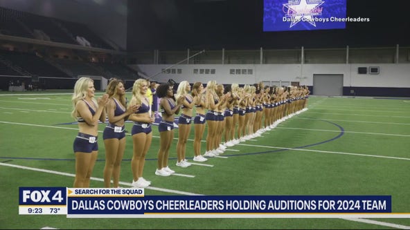 Dallas Cowboys Cheerleaders hold auditions