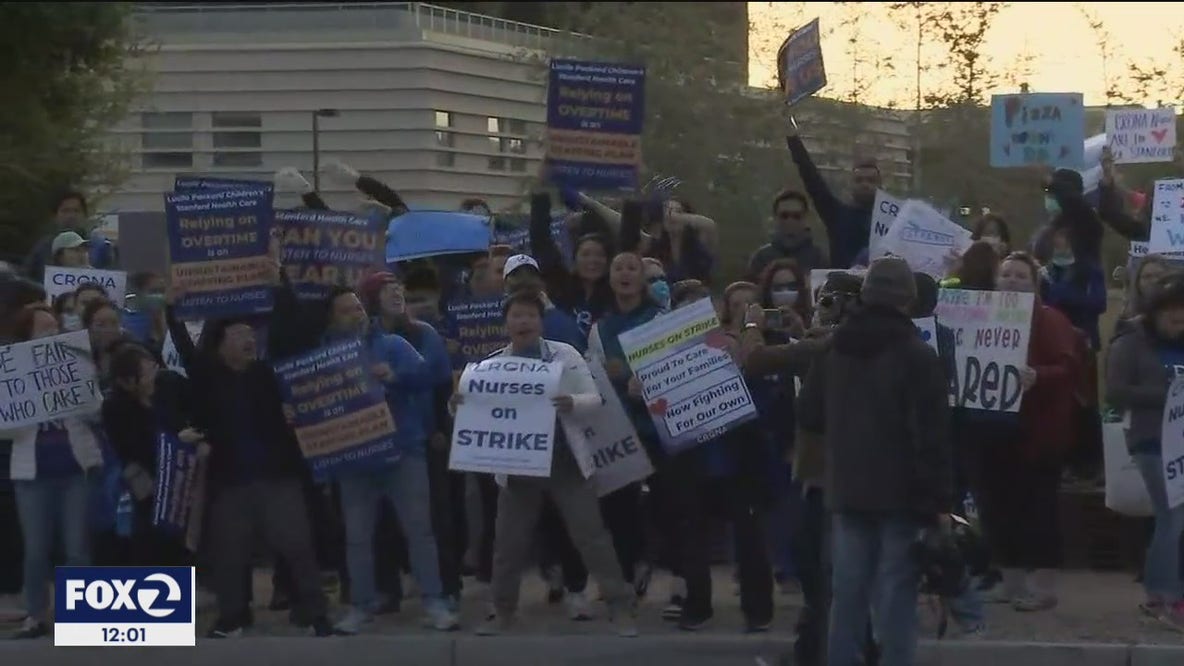 Thousands of Stanford nurses strike