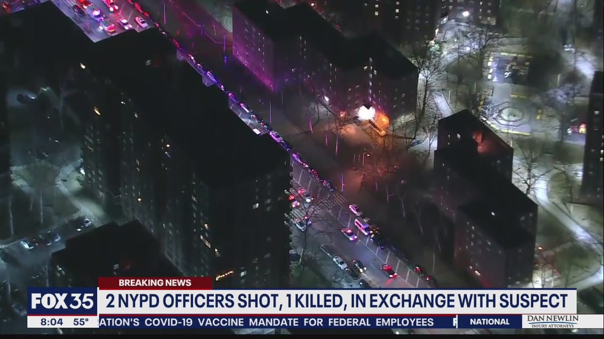 2 NYPD officers shot, 1 killed in exchange with suspect, officials say