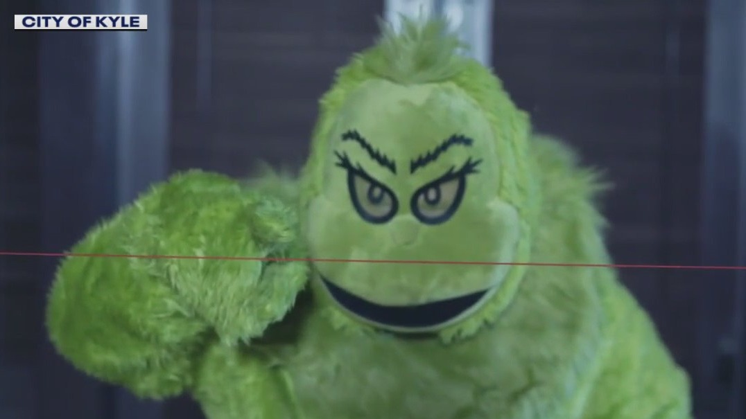 Grinch watch: Kyle police take fun approach to remind residents of safety this holiday season