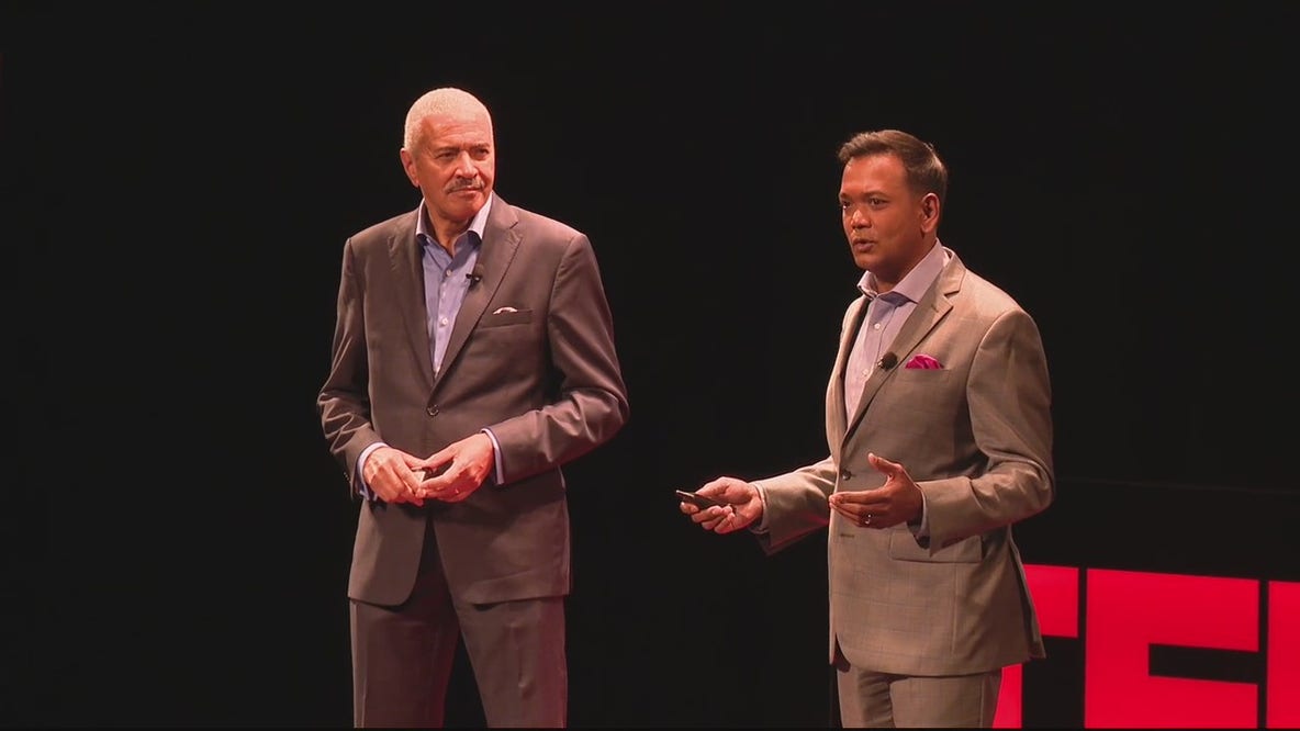 Huel Perkins and Roop Raj share story of mentorship at TEDx Detroit