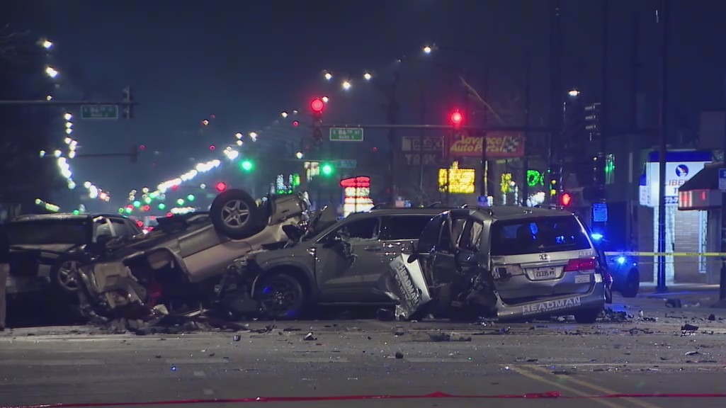 2 dead, multiple injured after speeding SUV crashes into multiple other vehicles