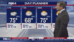 Dallas Weather: May 2 evening forecast