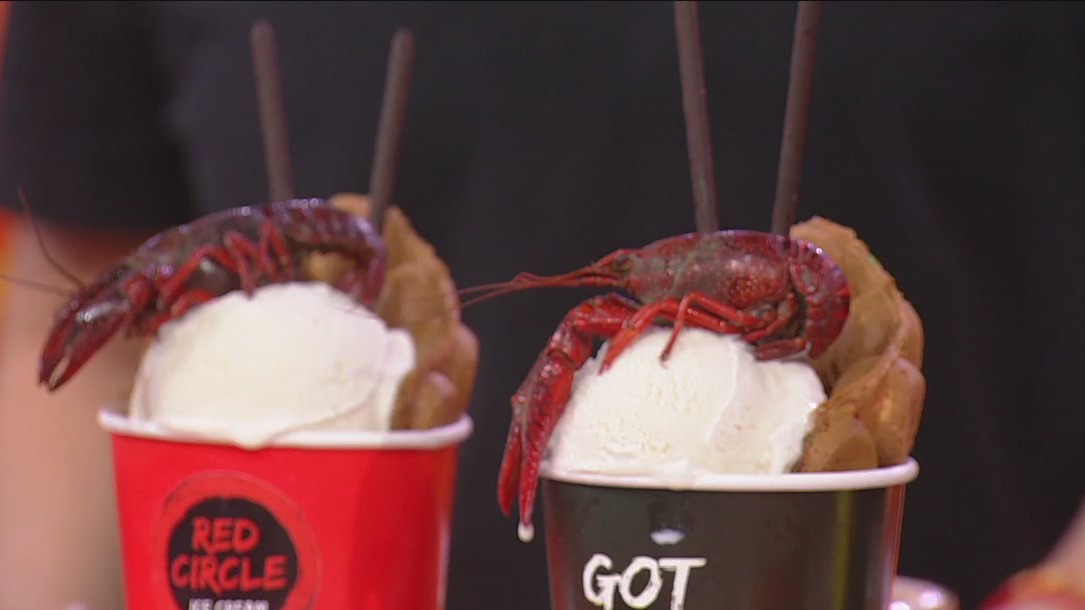 Crawfish ice cream; would you try it?