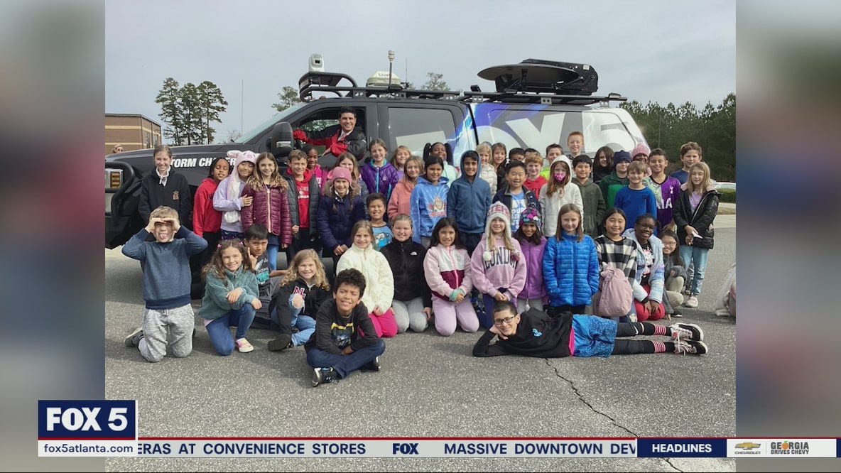 Level Creek Elementary Weather Visit