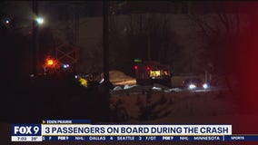 Three people survive plane crash in Eden Prairie Saturday night