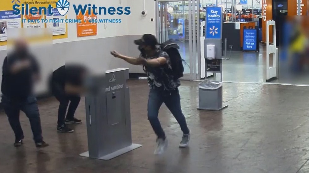 Silent Witness seeks shoplifting suspect accused of pepper spraying Phoenix Walmart employees