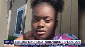 Sister of machete attack victim speaks out