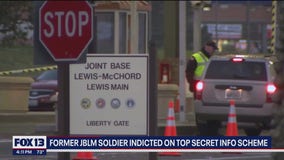 Former JBLM soldier indicted on top secret info scheme