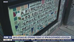 Jim's Steak to reopen Wednesday nearly 2 years after devastating fire