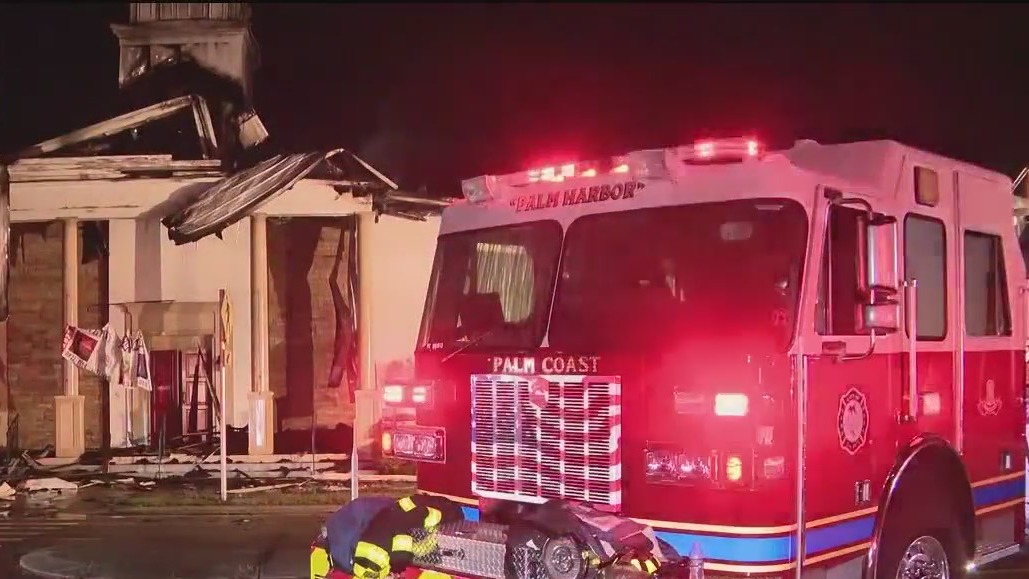 Fire destroys Flagler Playhouse