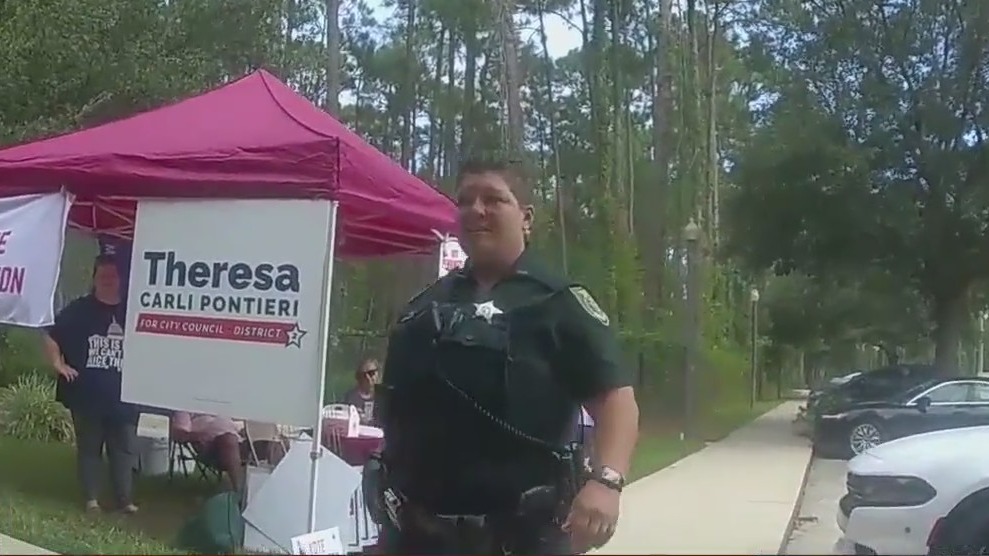 Commissioner involved in argument at voting location