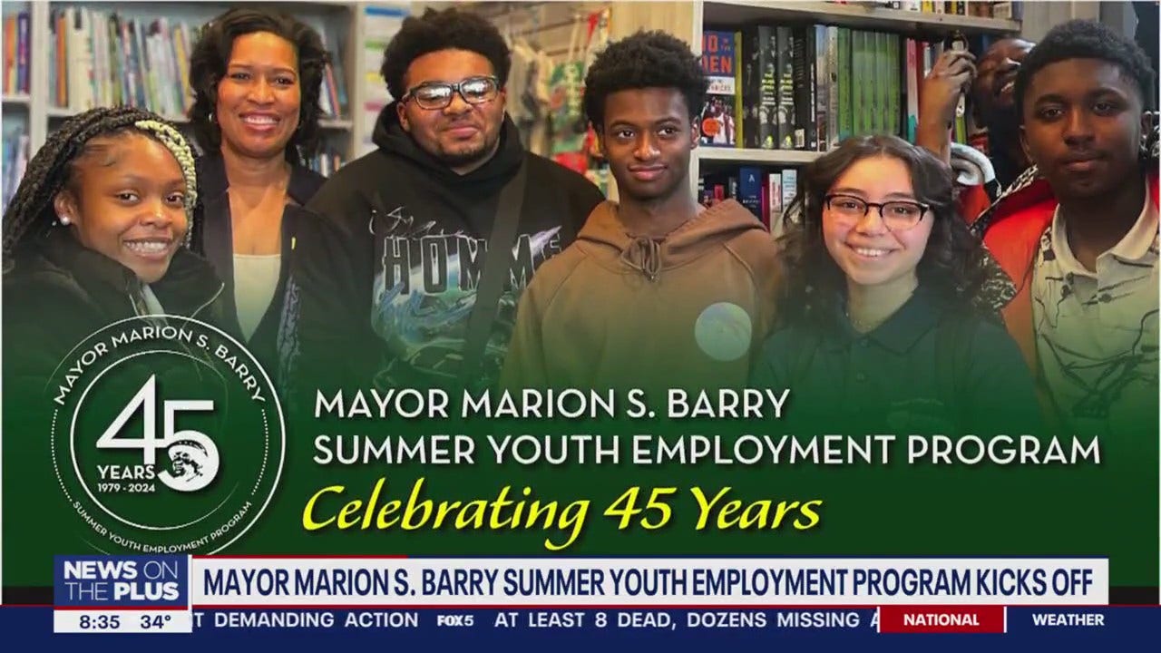 Mayor Marion Barry Summer Youth Employment Program applications now