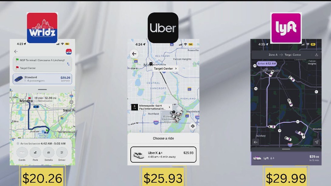'Wridz' rideshare app hits streets of Minneapolis