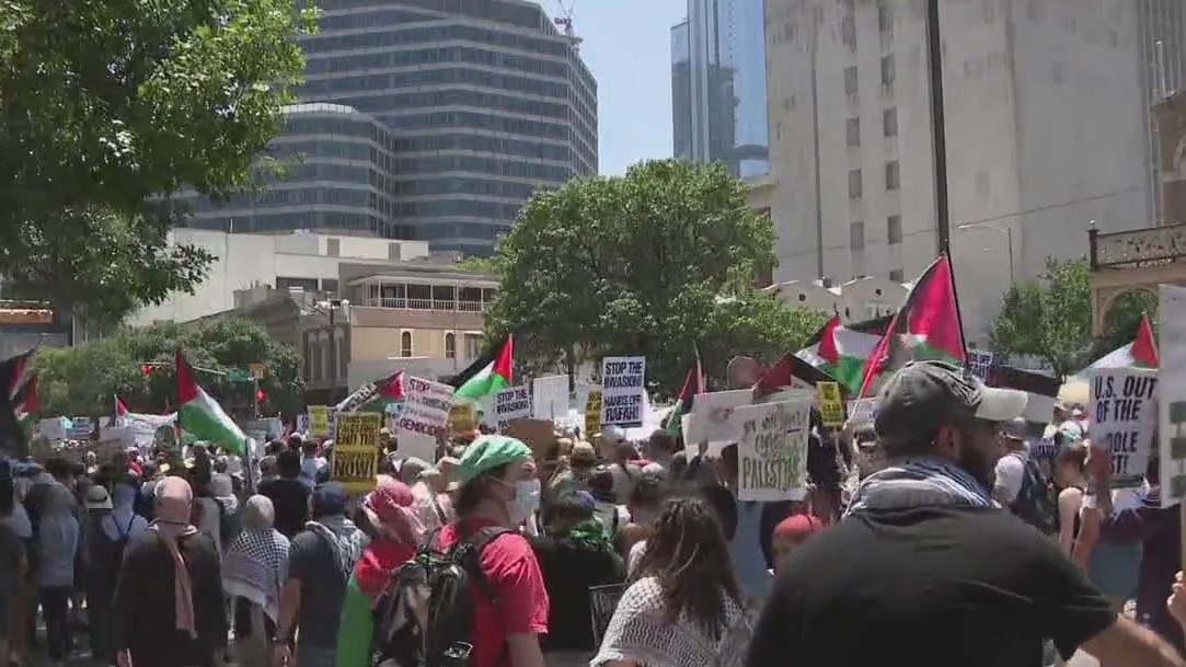 Pro-Palestine protestors hold demonstration, continue calls for ceasefire in Gaza