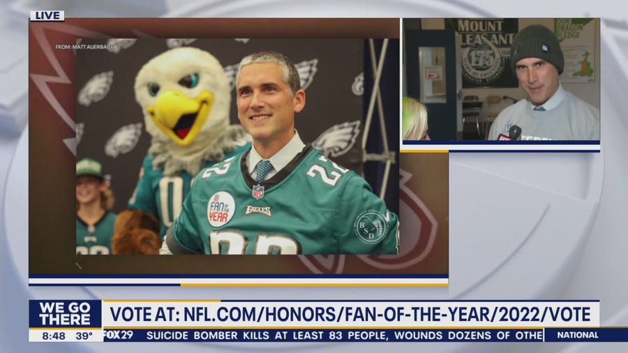 Eagles super fan in the running for 2022 NFL Fan of the Year