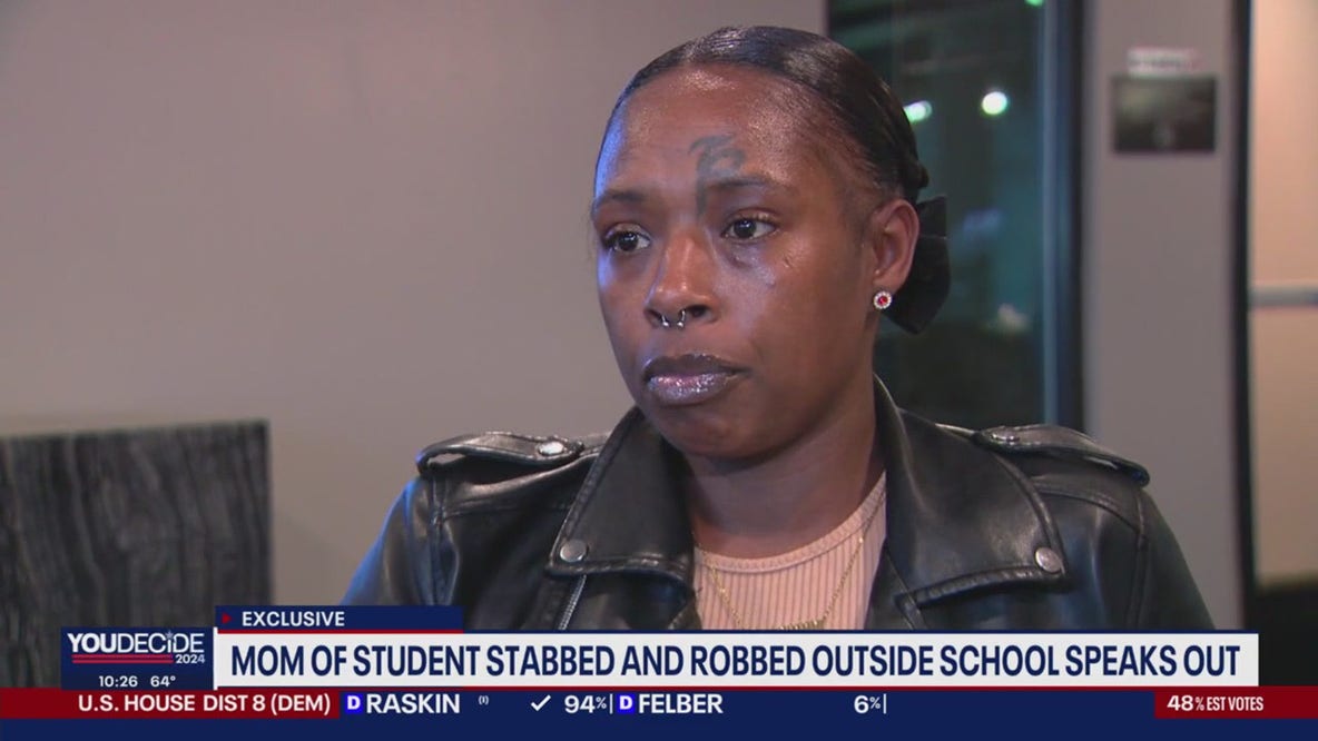 Mom of DCPS student stabbed, robbed outside school speaks out