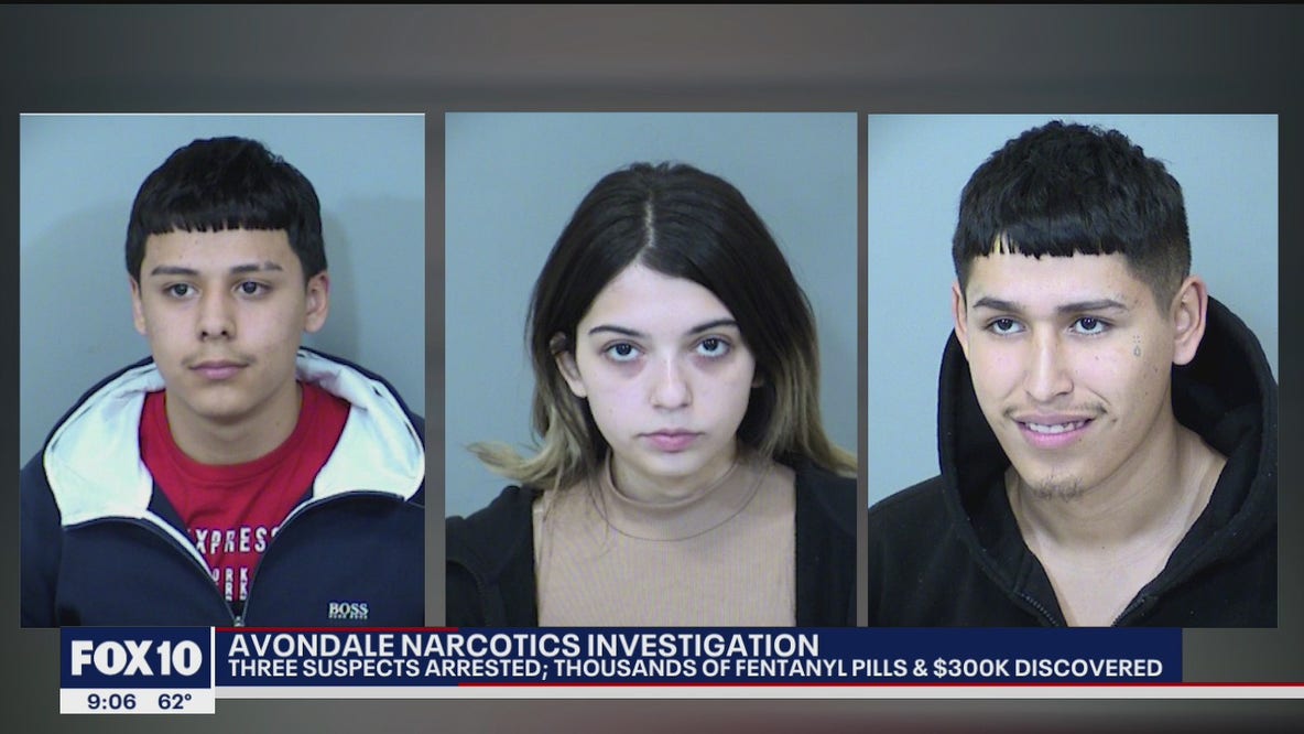 3 accused of distributing fentanyl in Avondale narcotics investigation