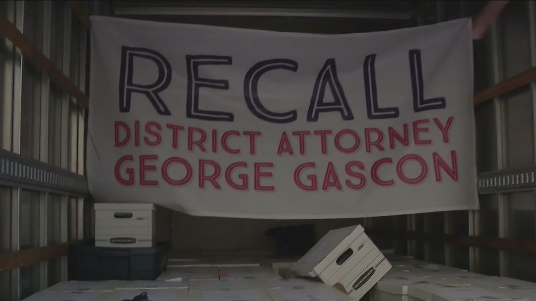 Signatures to recall DA George Gascón delivered to county office