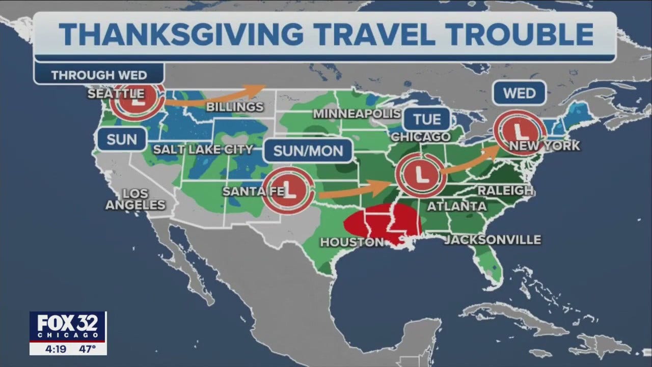 Significant Thanksgiving-week Storm Will Disrupt Travel | FOX 32 Chicago