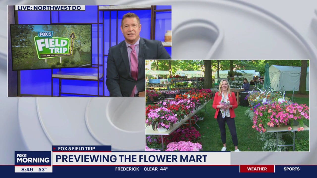 National Cathedral Flower Mart preview FOX 5 DC National Cathedral Flower Mart preview FOX 5 DC